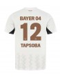 Moške Nogometnih dresov Bayer Leverkusen Edmond Tapsoba #12 Gostujoči 2024-25 Kratki rokavi